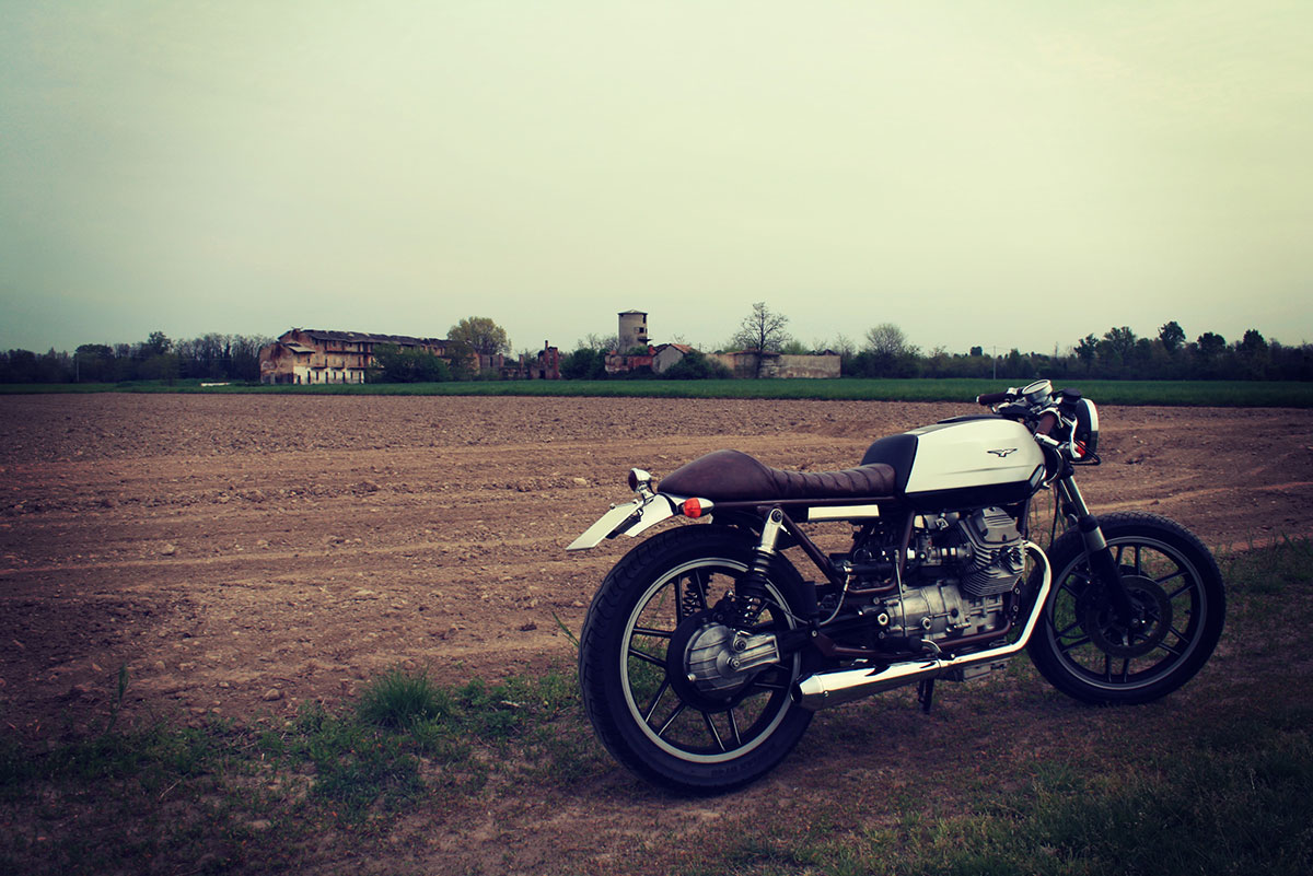 Moto Guzzi V35 brat café racer