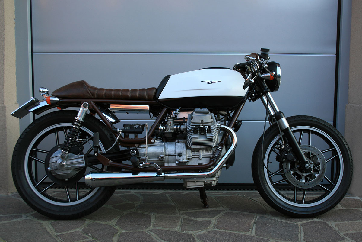 Moto Guzzi V35 brat café racer