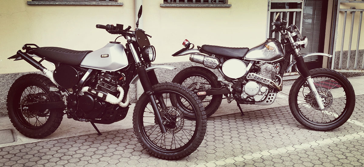 Honda Dominator scrambler
