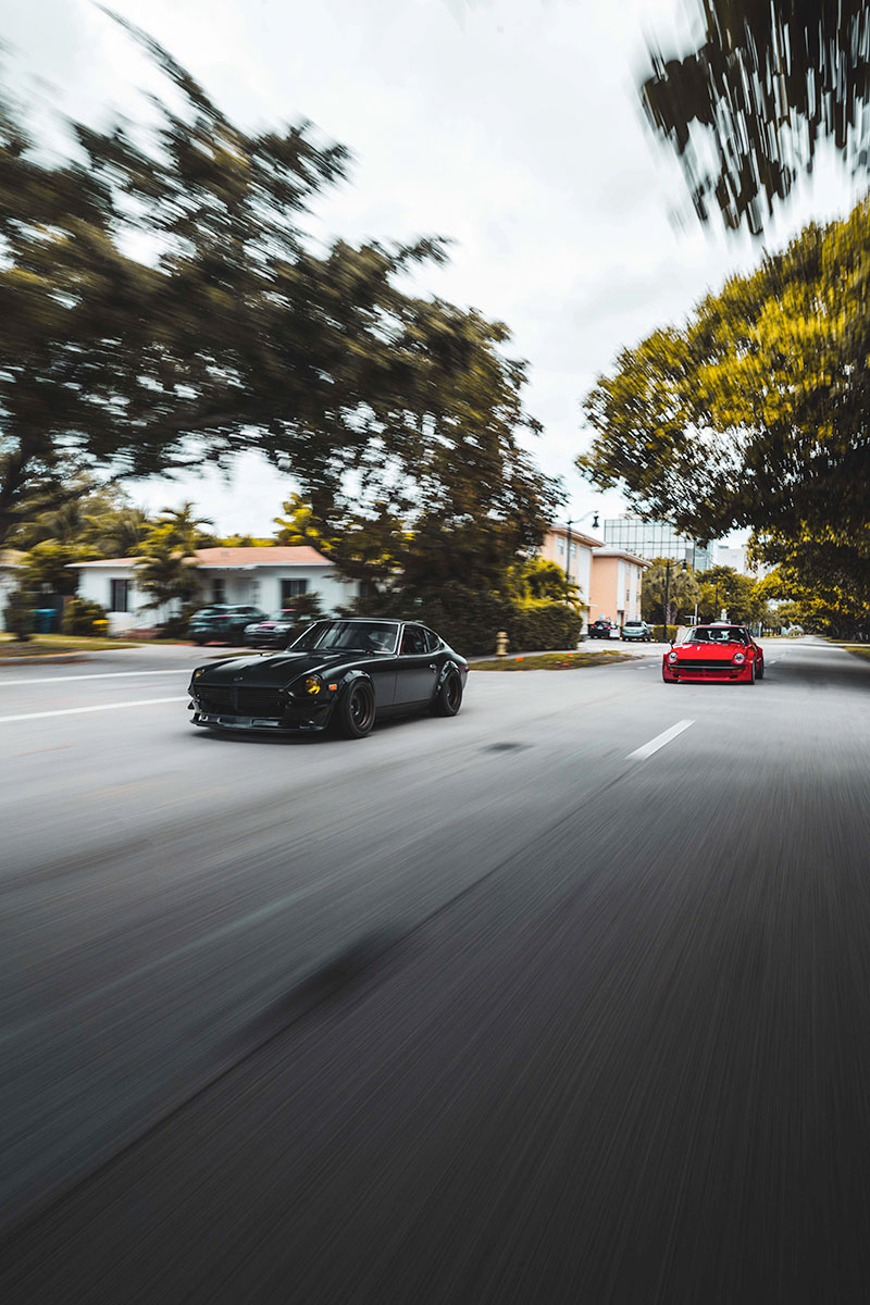 Datsun Z sulle strade di Miami Datsun Z sulle strade di Miami
